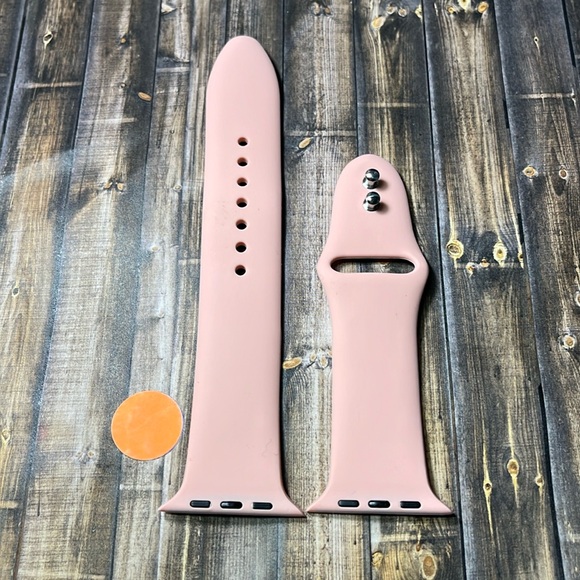 5for$10 Large Pale Pink 42mm/44mm/45mm Adjustable Apple Watch Watchbands NWT - Picture 1 of 4